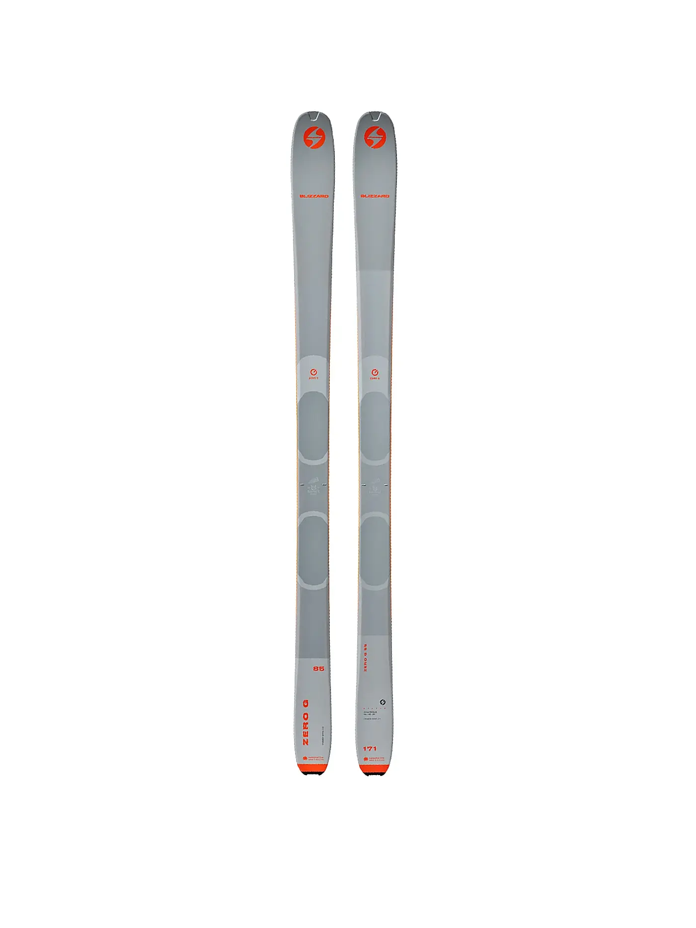 BLIZZARD | Herren Tourenski Zero G 085 | grau