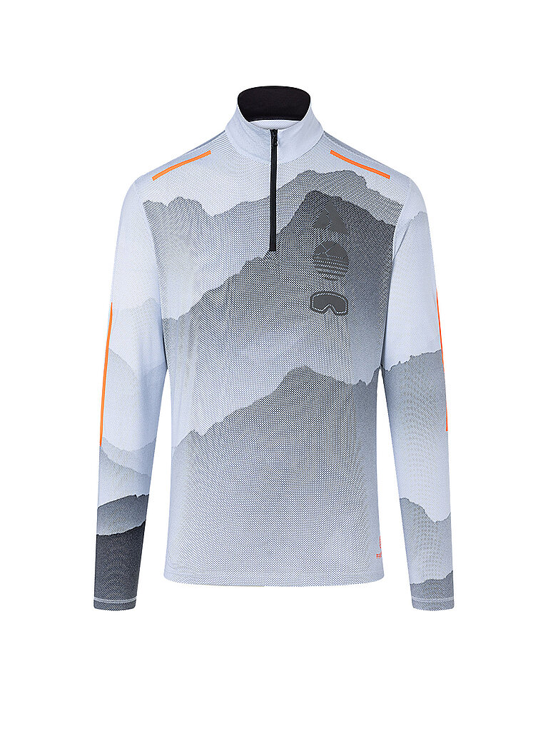 Herren Unterzieh Zipshirt Pascal bunt L M