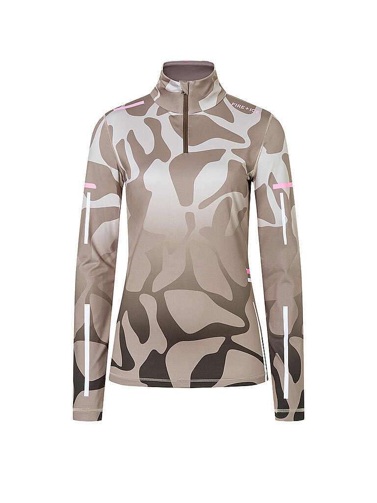Damen Unterzieh Zipshirt Lvy3 bunt M W