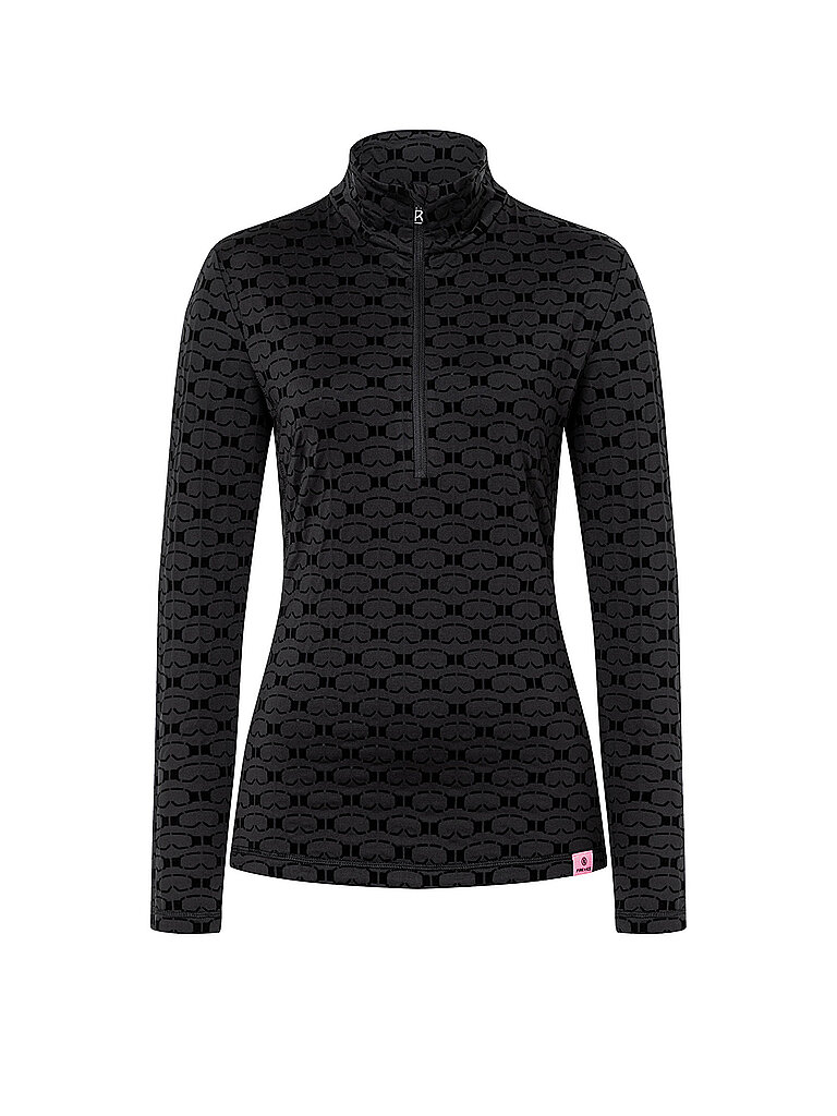 Damen Unterzieh Zipshirt Margo2 schwarz XL W