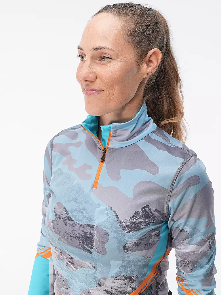 BOGNER FIRE+ICE | Damen Unterzieh Zipshirt Ilvy3 | bunt