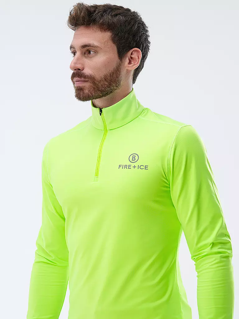 BOGNER FIRE+ICE | Herren Ski Unterzieh Zipshirt Pascal | grün