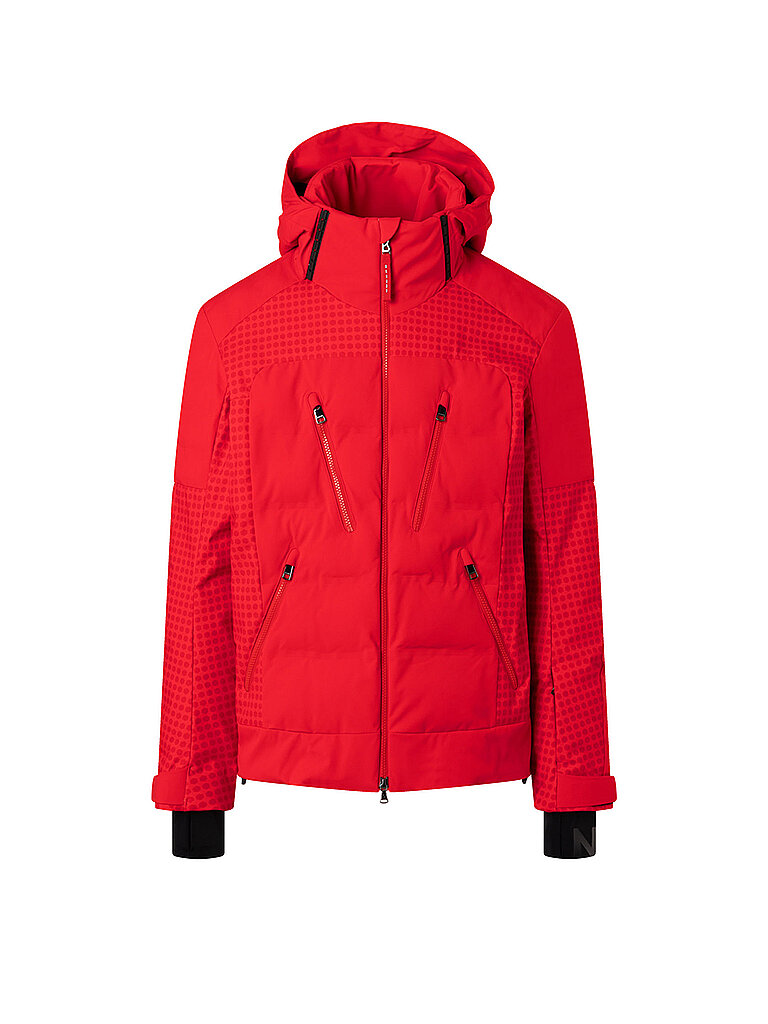 Bogner Skijacke 4-Way-Stretch Tech-Partien Stretch Rot