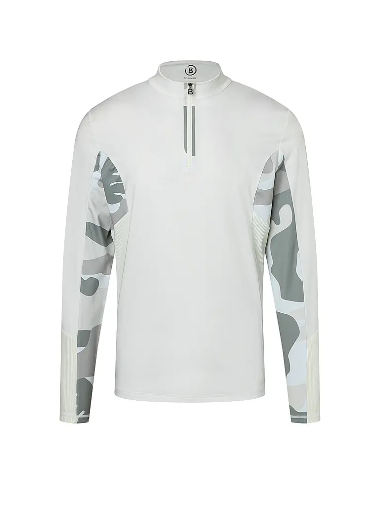 BOGNER | Herren Unterzieh Zipshirt Florian | weiss