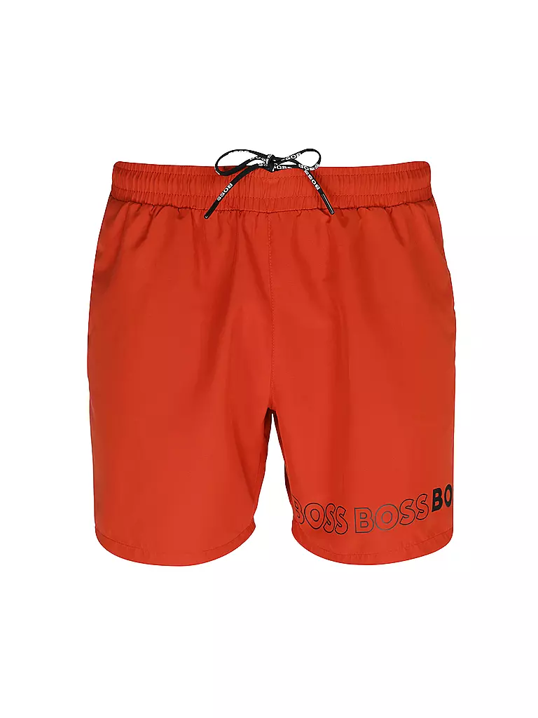 BOSS | Herren Badeshort Dolphin | rot