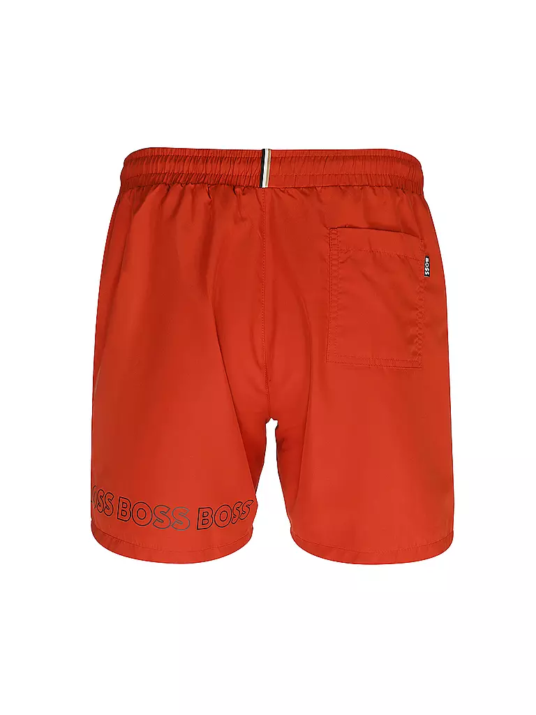 BOSS | Herren Badeshort Dolphin | rot