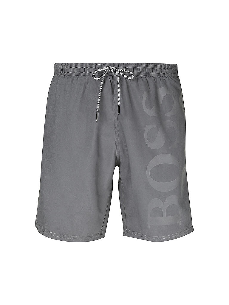BOSS | Herren Badeshort Orca mit tonalem Logo | blau