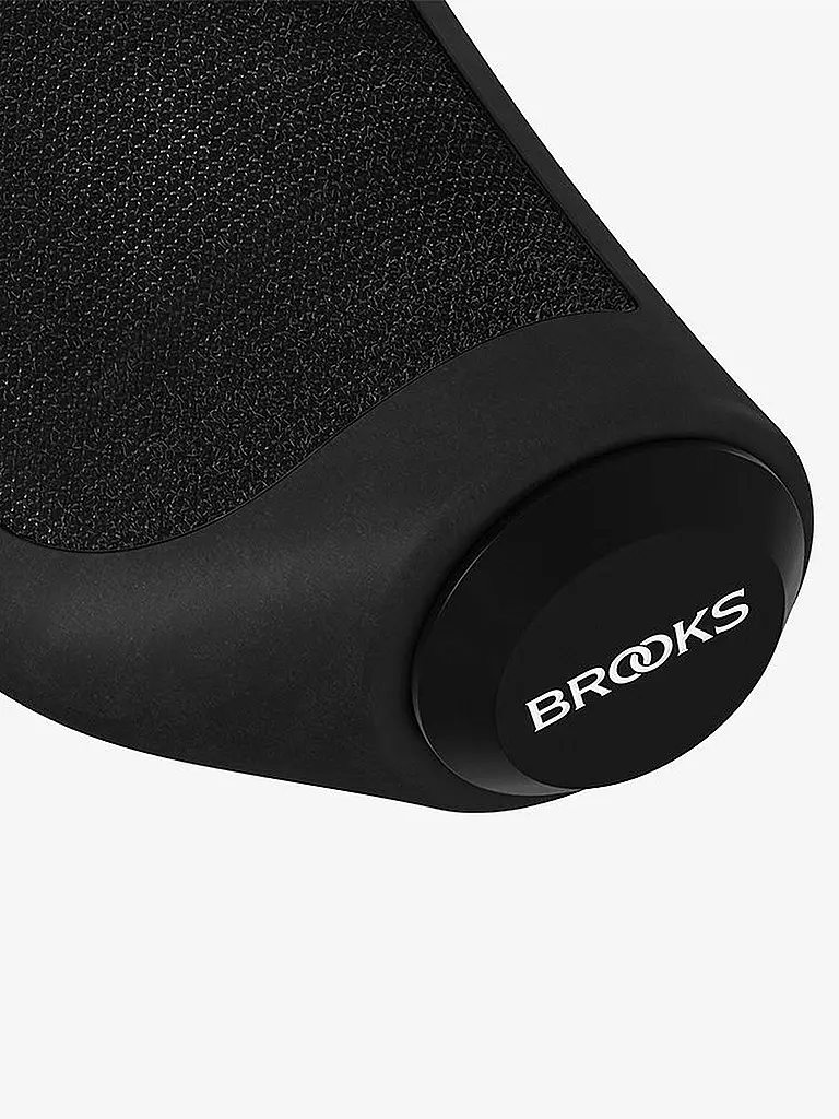 BROOKS ENGLAND | Fahrrad Lenkergriffe Ergonomic Rubber Grips | schwarz