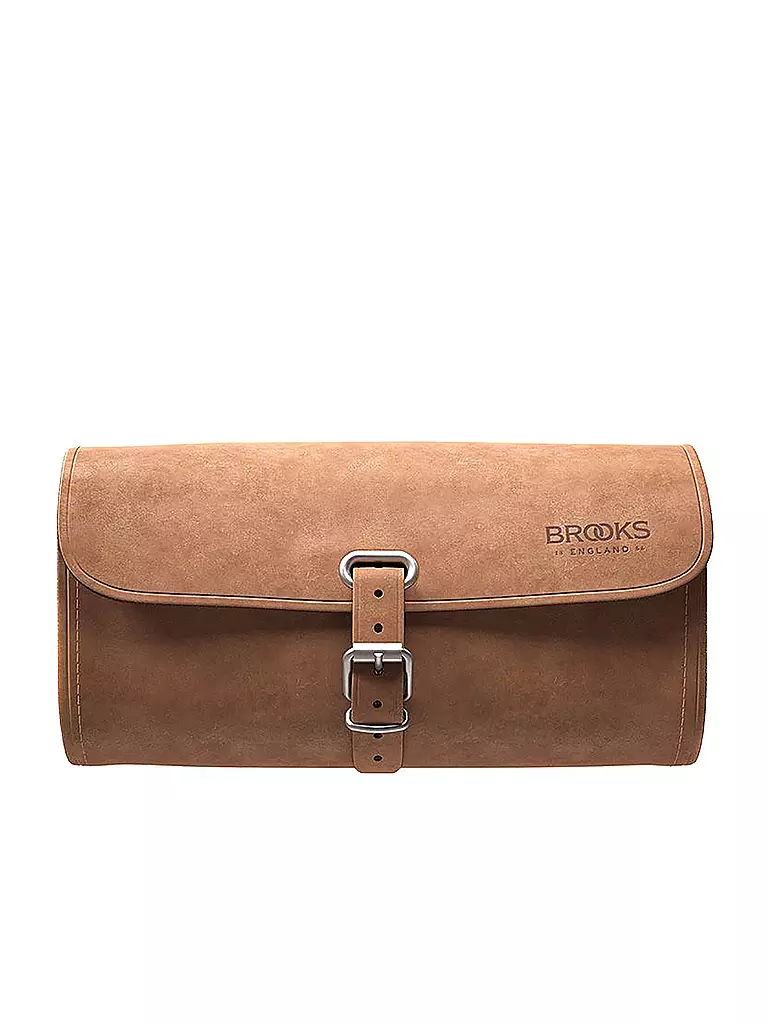 BROOKS ENGLAND | Fahrrad Werkzeugtasche Challenge Leather Dark Tan | beige