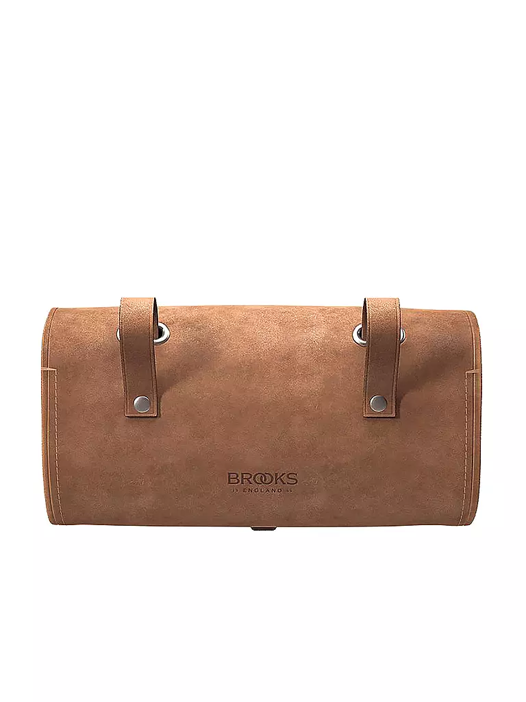 BROOKS ENGLAND | Fahrrad Werkzeugtasche Challenge Leather Dark Tan | beige