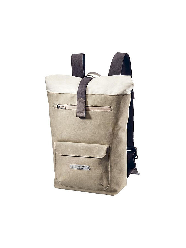 BROOKS ENGLAND | Fahrradrucksack Mc Rivington 15-18 Liter Khaki | weiß