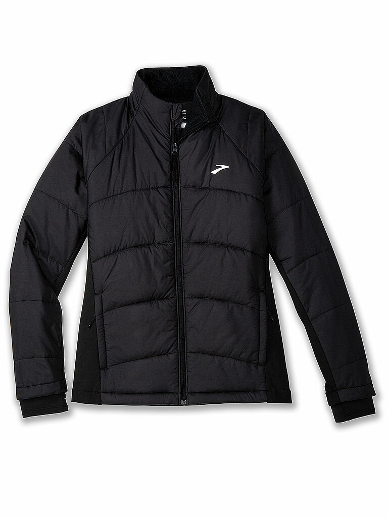 Brooks Laufjacke Shield Hybrid 3.0 Recyceltes Material Schwarz