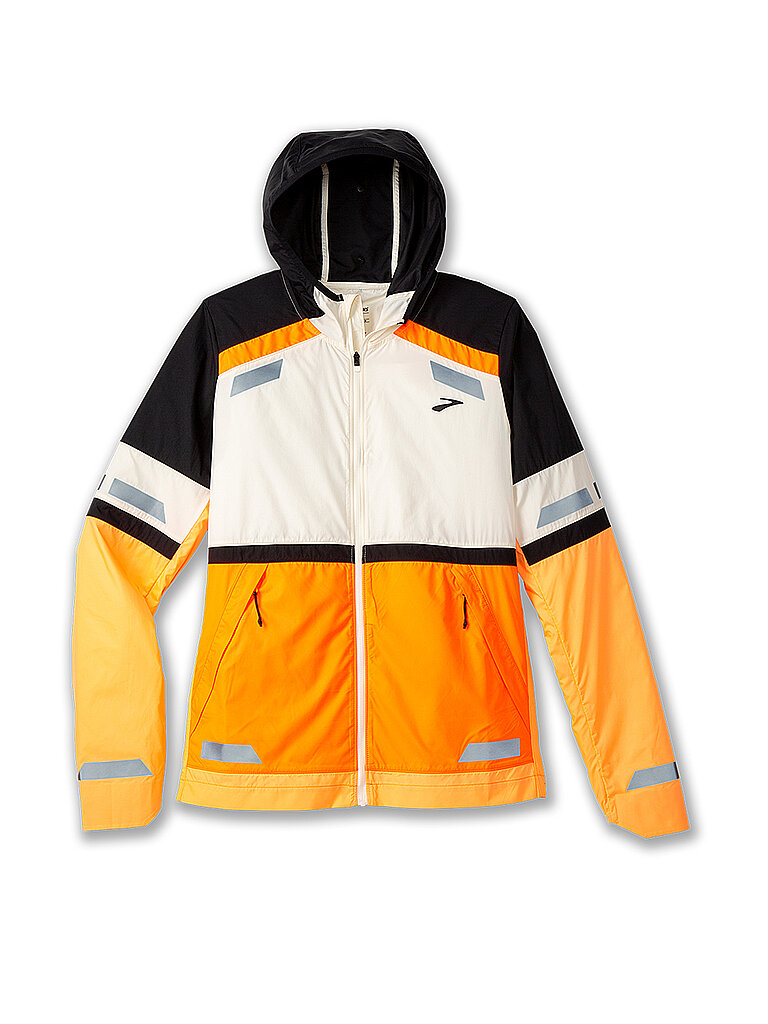 Brooks Laufjacke Run Visible 2.0 Weiß