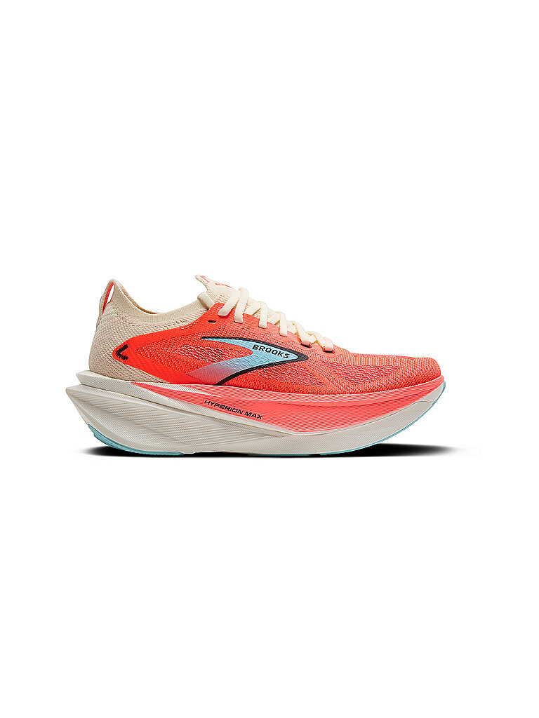 Brooks Hyperion Max 3 Coral Weiß AW25 Damen, Größe 38 - EUR