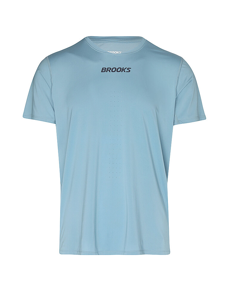 BROOKS Herren Laufshirt Dash Cooling hellblau | S
