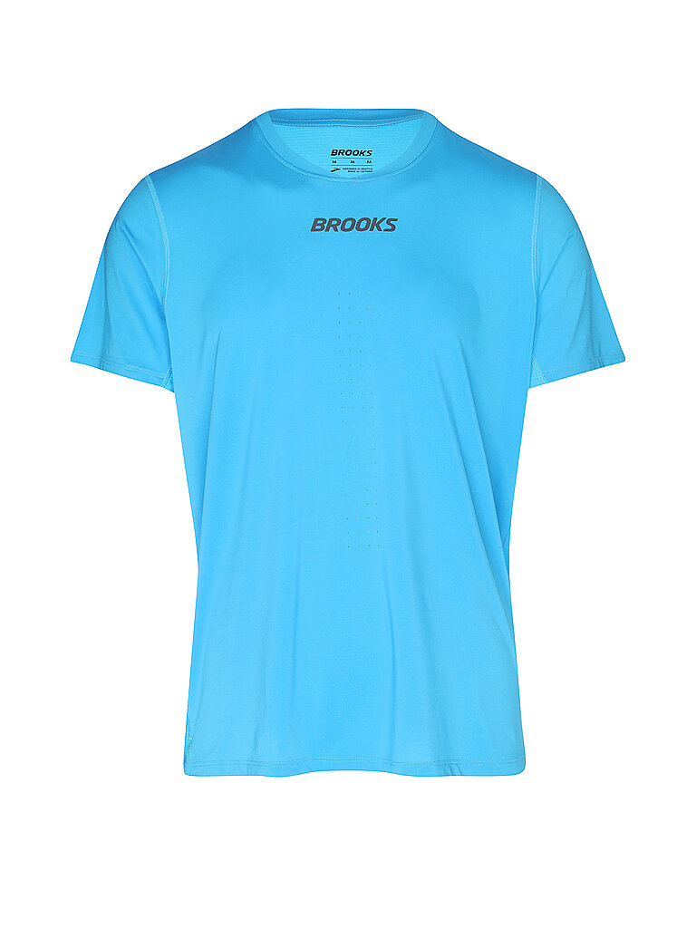 BROOKS Herren Laufshirt Dash Cooling blau | S