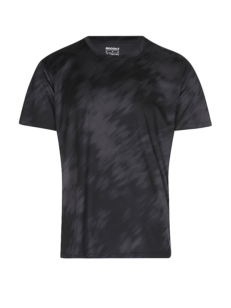 BROOKS Herren Laufshirt Dash Printed petrol | S