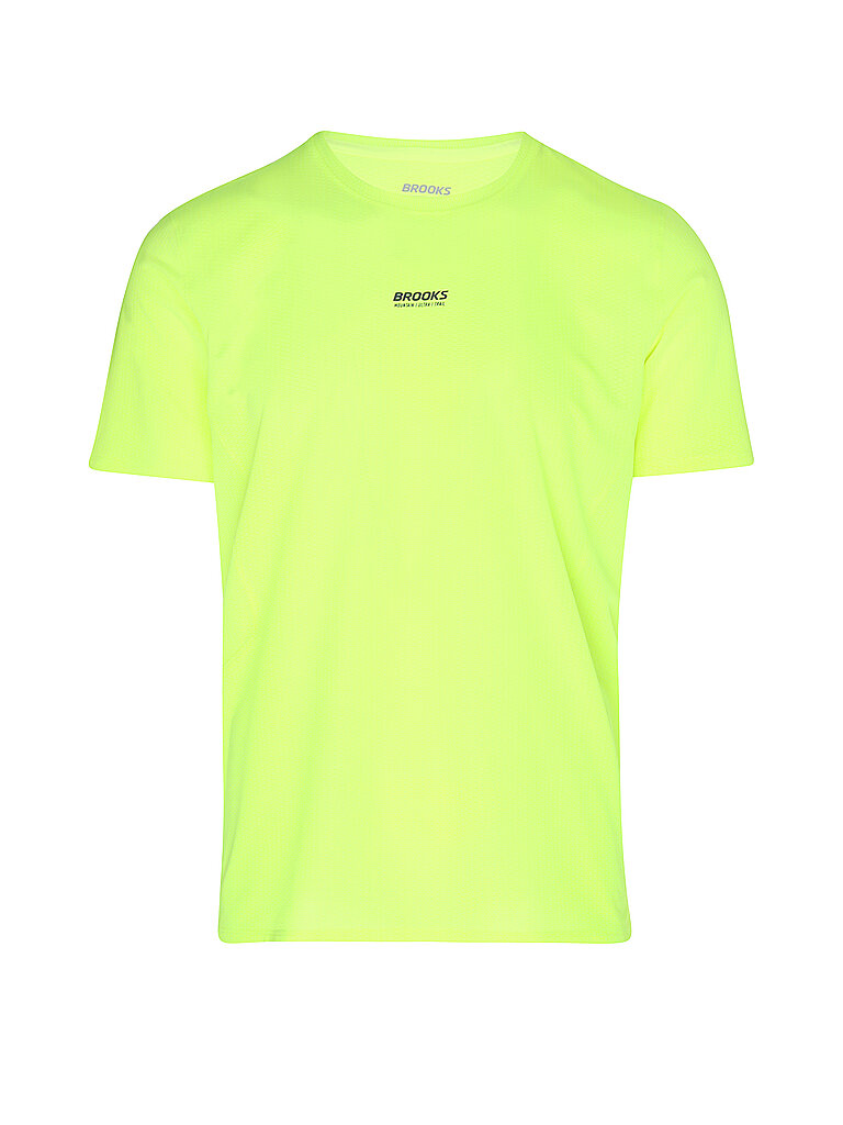 BROOKS Herren Laufshirt High Point 2.0 gelb | S