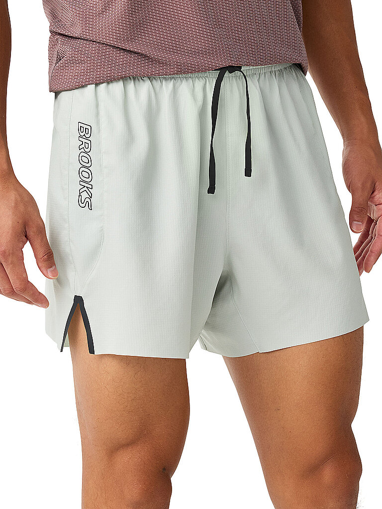 BROOKS Herren Laufshort Cascadia creme | S