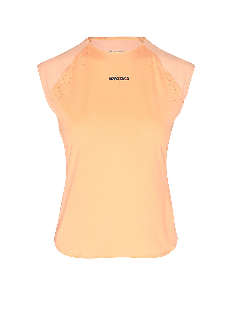 BROOKS Damen Laufshirt Dash Cooling koralle | XS