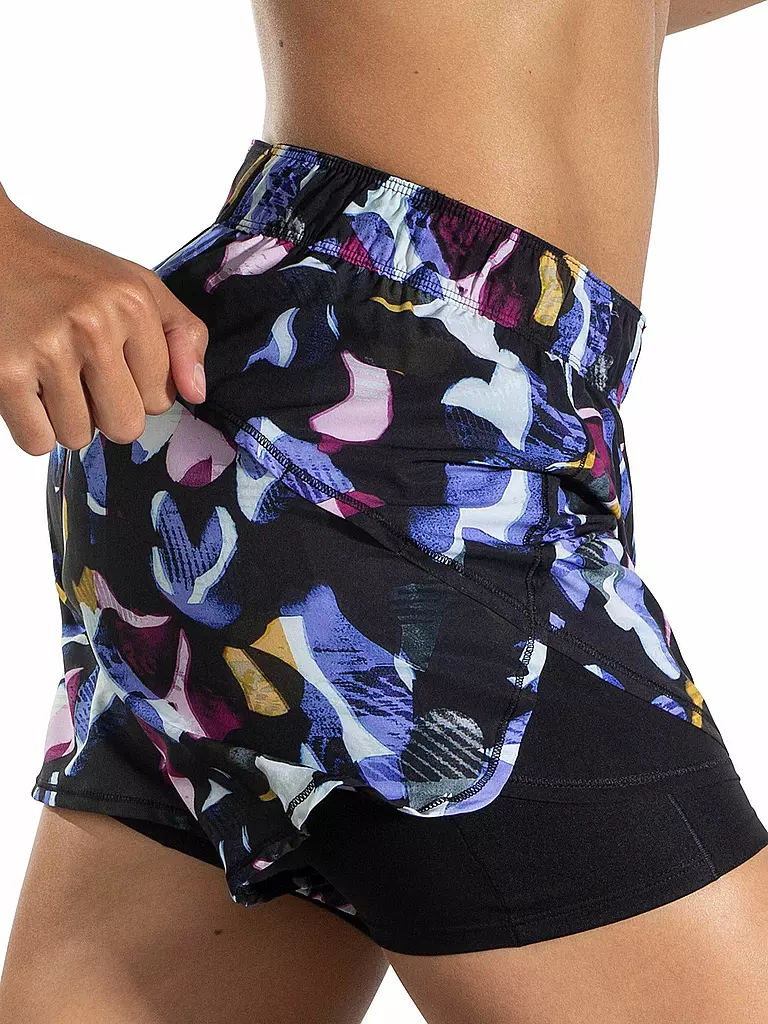 BROOKS | Damen 2in1 Laufshort Chaser Print 5