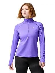 BROOKS | Damen Lauf Zipshirt Dash 3.0  | Lila
