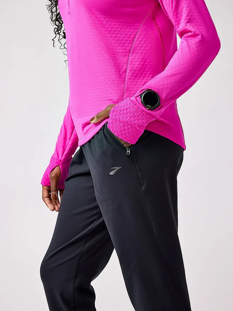 BROOKS | Damen Laufhoodie Notch Thermal 3.0 | pink