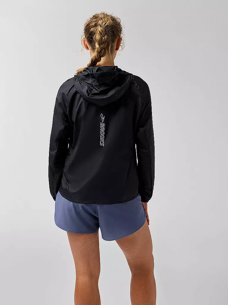 BROOKS | Damen Laufjacke Canopy 2.0 | schwarz