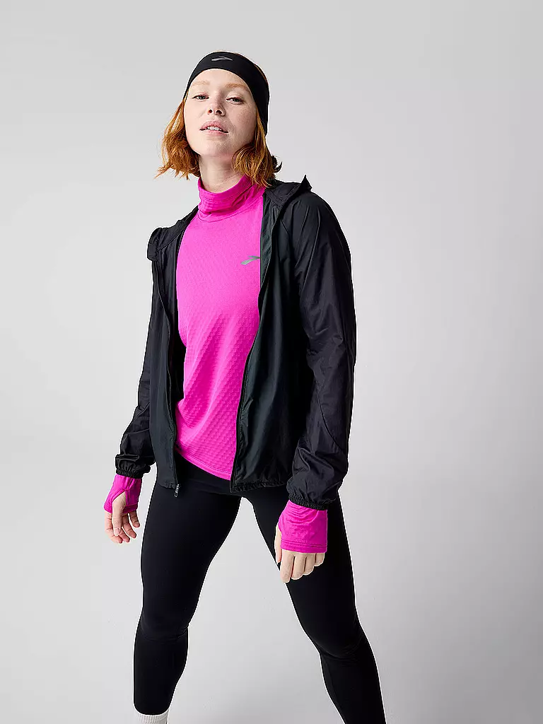 BROOKS | Damen Laufjacke Canopy 2.0 | schwarz