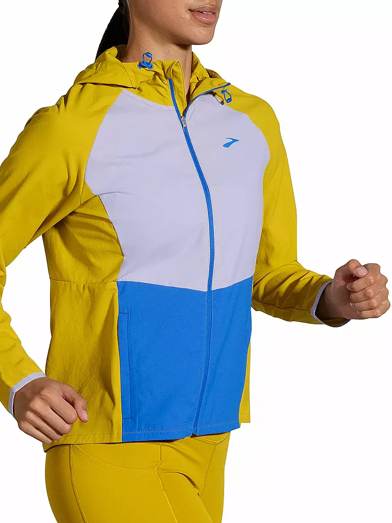 BROOKS | Damen Laufjacke Canopy | gelb