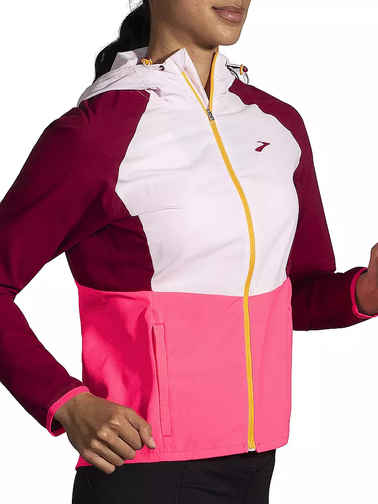 BROOKS | Damen Laufjacke Canopy | pink