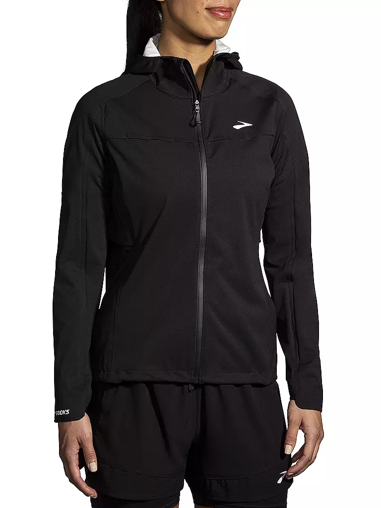 BROOKS | Damen Laufjacke High Point Waterproof | schwarz