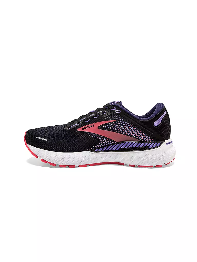 BROOKS | Damen Laufschuhe Adrenaline GTS 22 WS 2A BLACK / PURPLE | schwarz