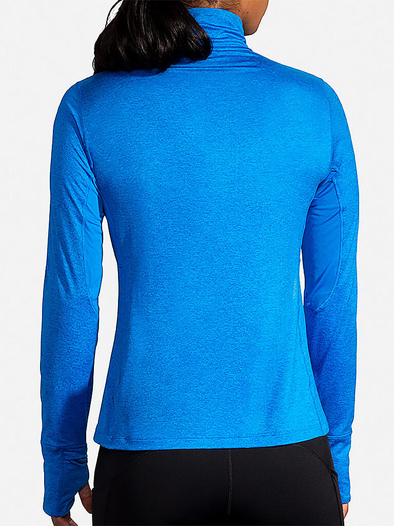 BROOKS | Damen Laufshirt Dash 1/2 Zip | blau