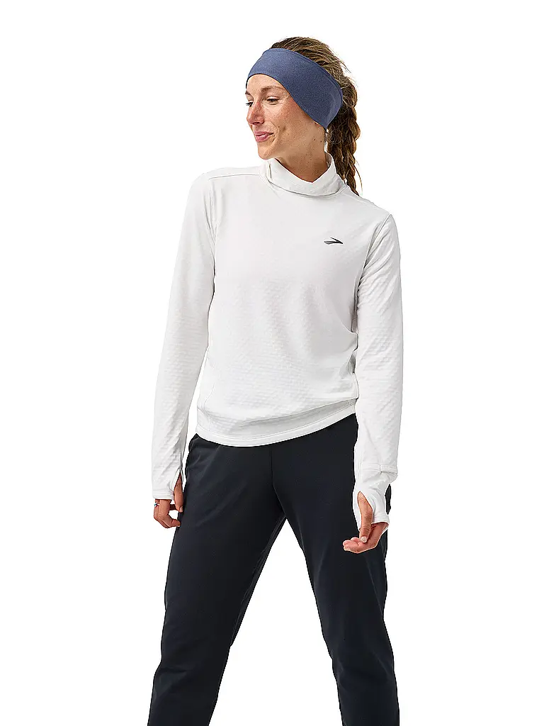 BROOKS | Damen Laufshirt Notch Thermal 3.0 | weiss