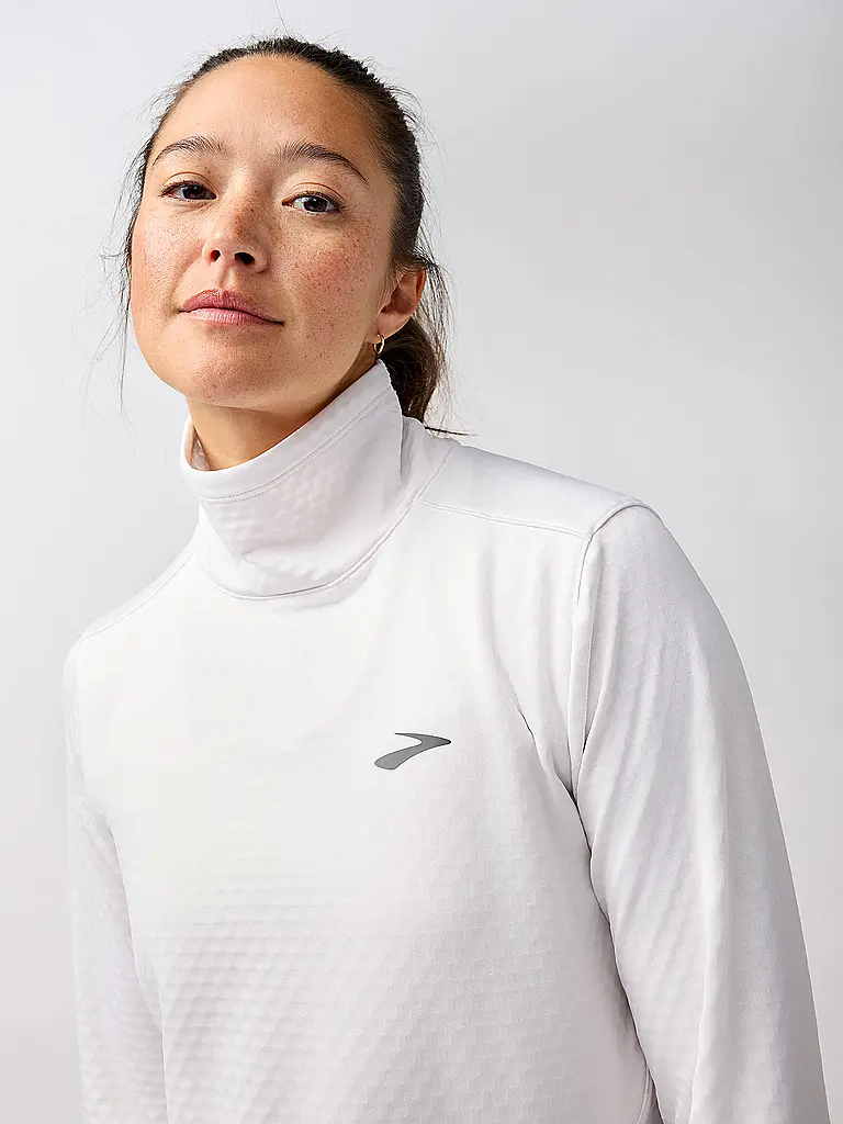 BROOKS | Damen Laufshirt Notch Thermal 3.0 | weiss