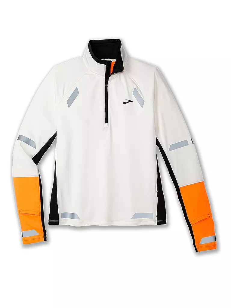 BROOKS | Damen Laufshirt Run Visible  | weiss