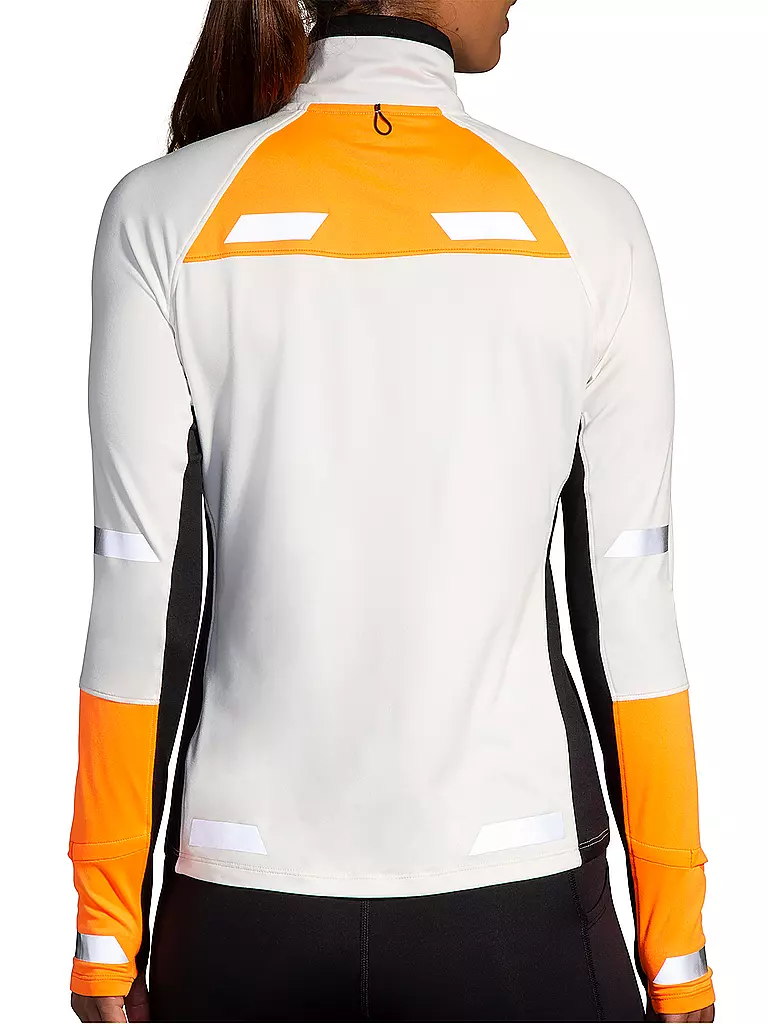 BROOKS | Damen Laufshirt Run Visible  | weiss