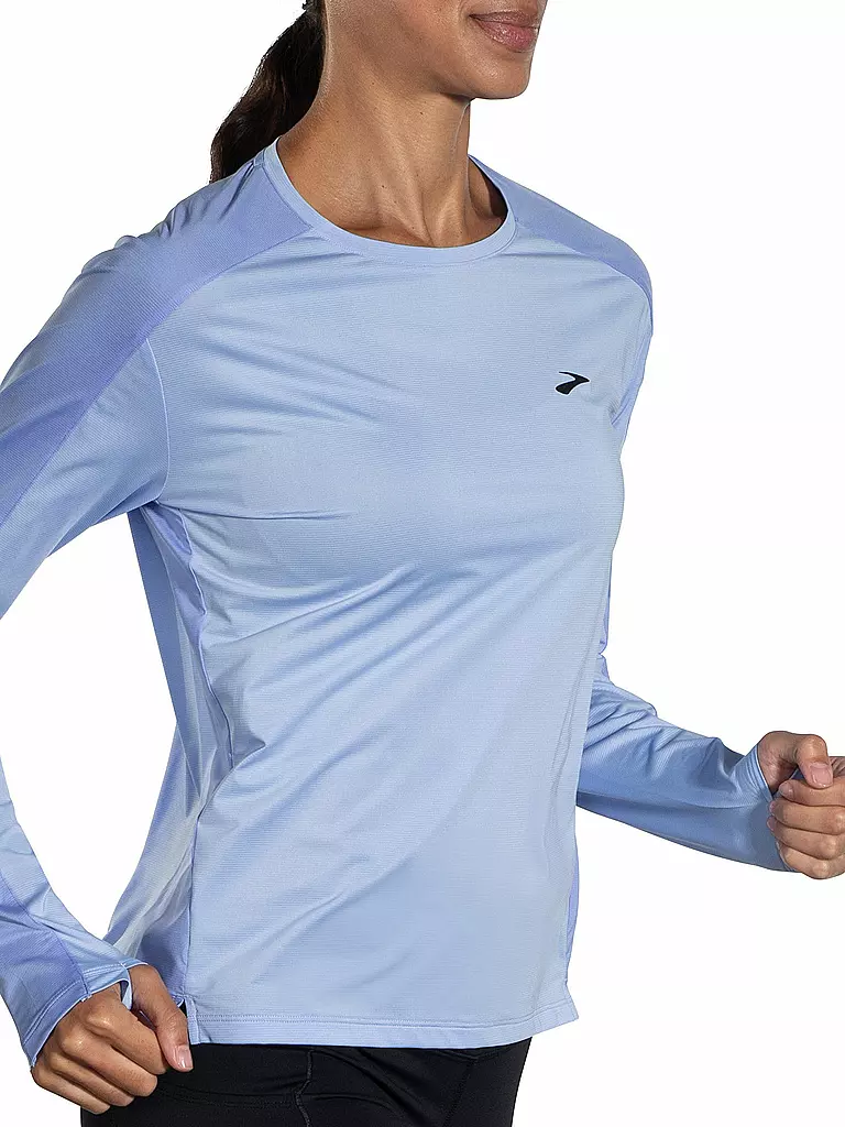 BROOKS | Damen Laufshirt Sprint Free 2.0 LS | hellblau