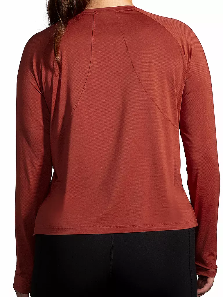 BROOKS | Damen Laufshirt Sprint Free LS | rot