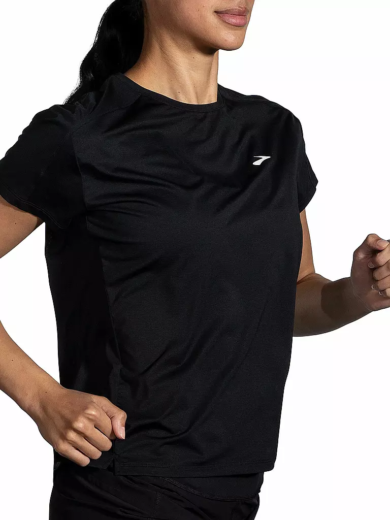 BROOKS | Damen Laufshirt Sprint Free | schwarz