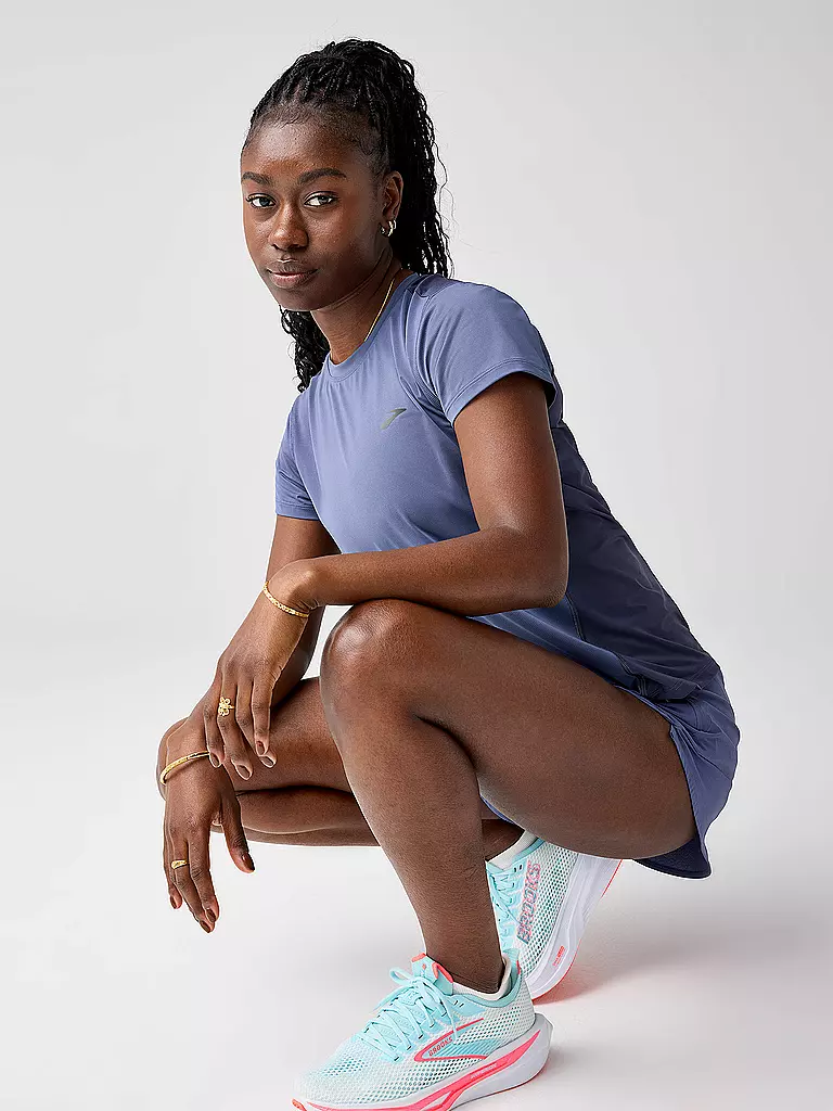 BROOKS | Damen Laufshirt Sprint Free | dunkelblau