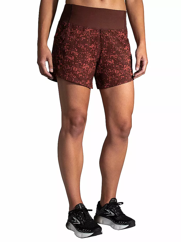 BROOKS | Damen Laufshort Chaser 5" | rot