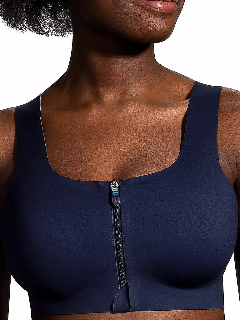 BROOKS | Damen Sport-BH Dare Zip Run High Support | schwarz