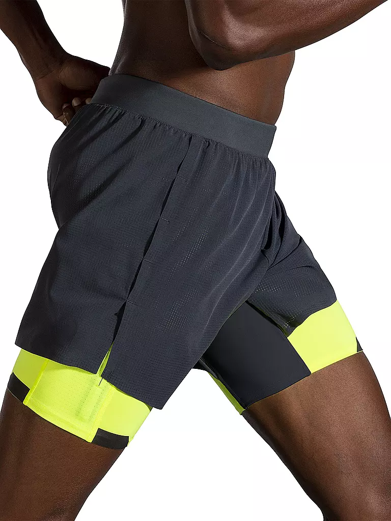 BROOKS | Herren 2in1 Laufshort Run Visible 5" | grau