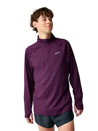 BROOKS | Herren Lauf Zipshirt Dash 3.0 | Dunkelrot