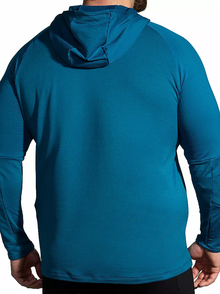 BROOKS | Herren Laufhoodie Notch Thermal Hoodie 2.0 | blau