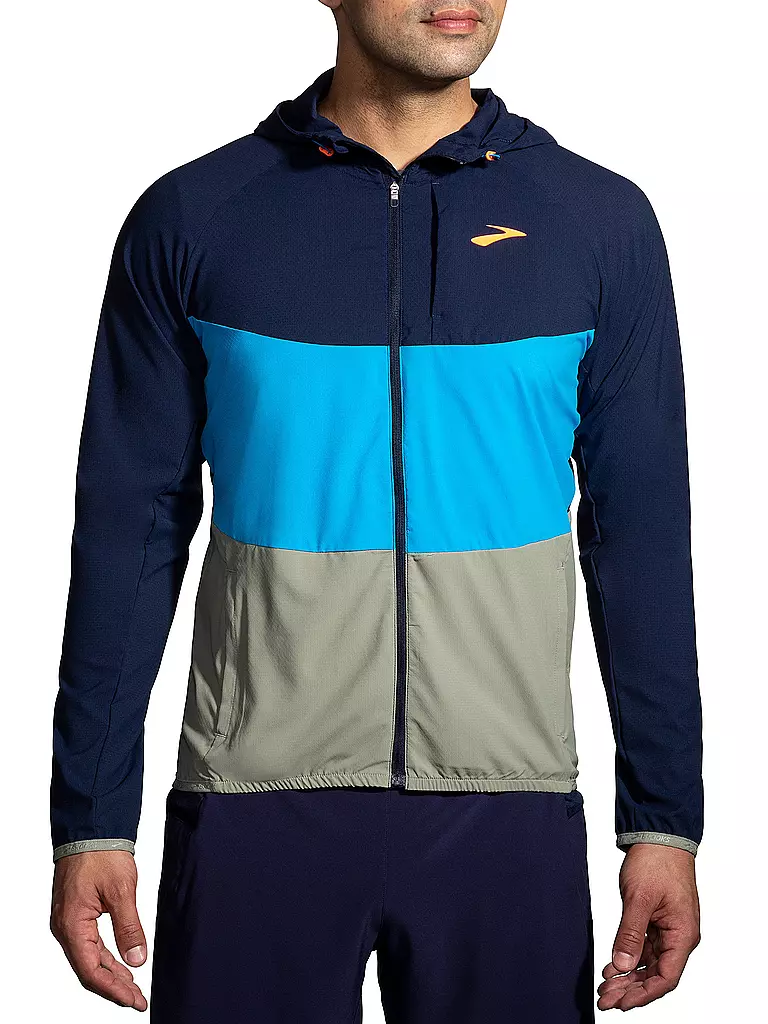 BROOKS | Herren Laufjacke Canopy | dunkelblau