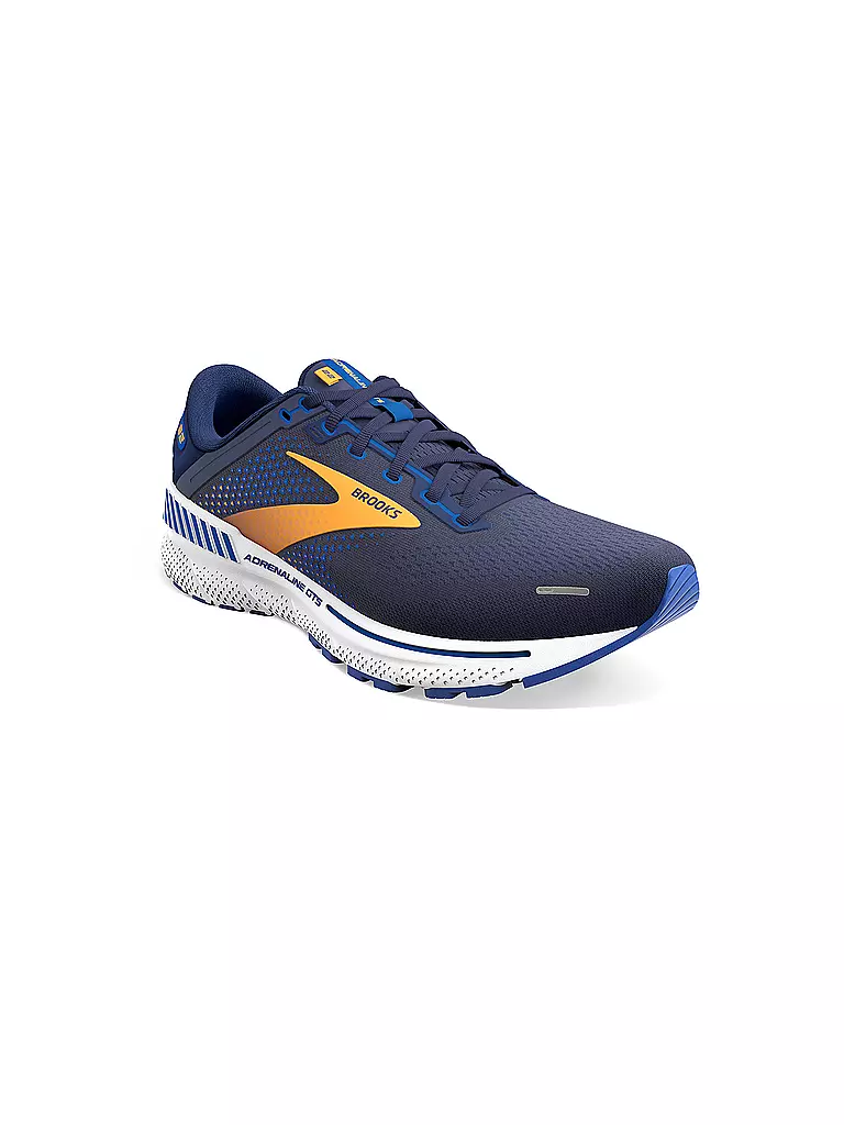 BROOKS | Herren Laufschuhe Adrenaline GTS 22 1B PEACOAT/ORANGE/WHITE | blau