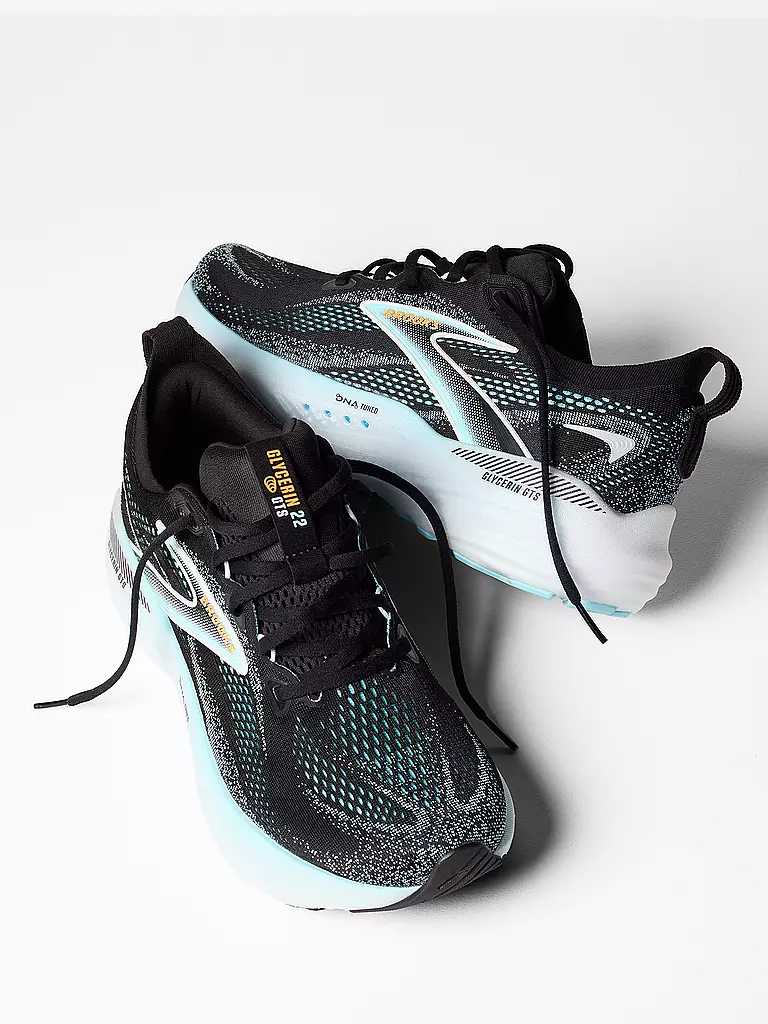 BROOKS | Herren Laufschuhe Glycerin GTS 22 | schwarz